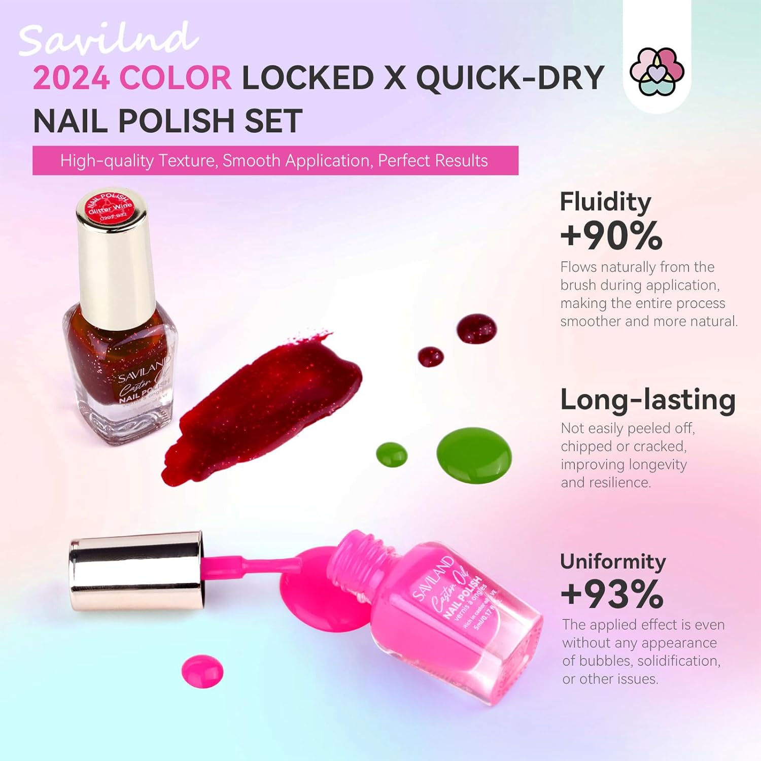 Nail Polish Set 36 Colors | SAVILAND