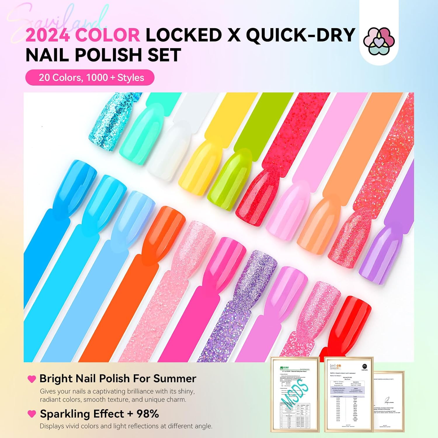 Neon Nail Polish Set | SAVILAND – Saviland