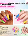 Saviland nice bright nail polish set