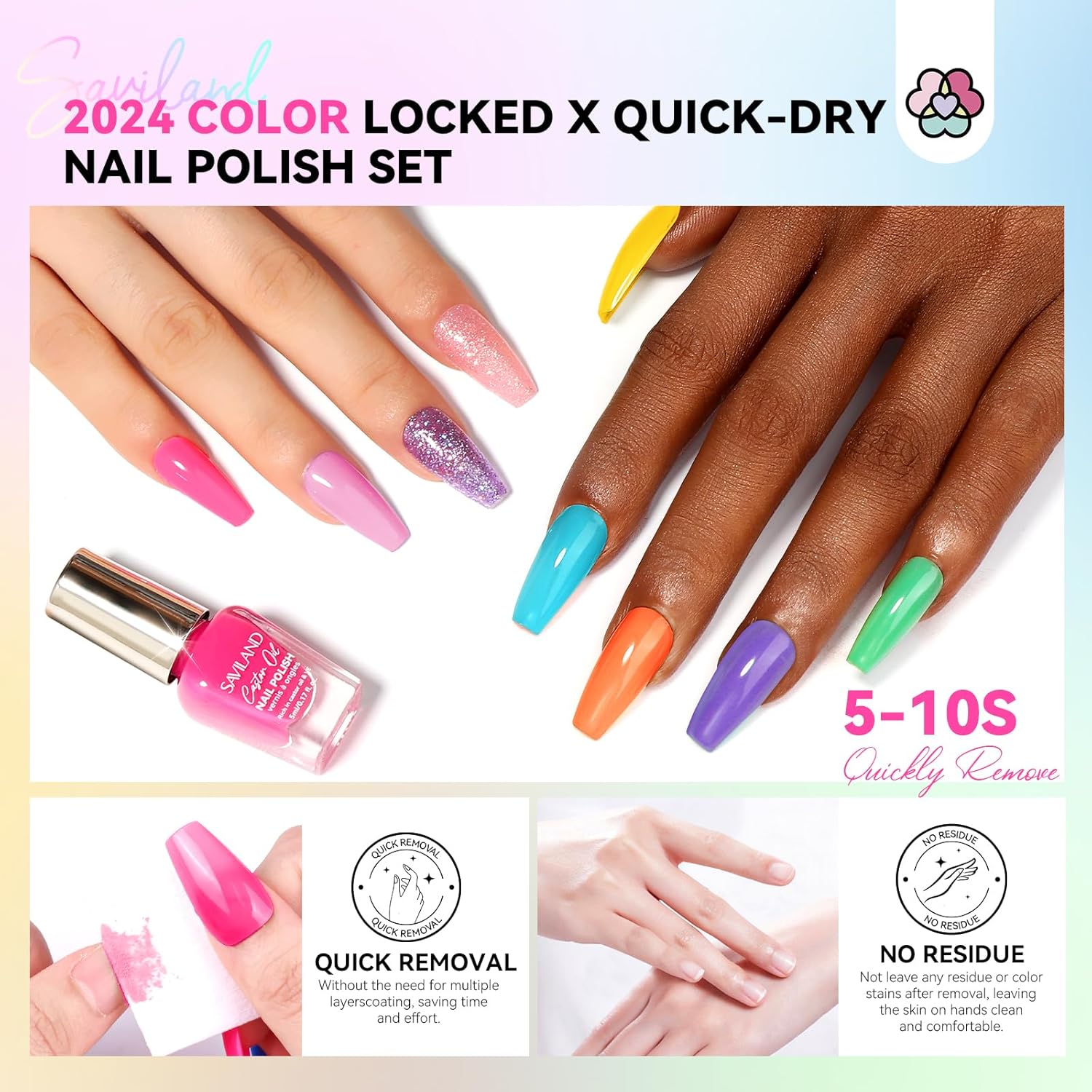 Neon Nail Polish Set | SAVILAND – Saviland