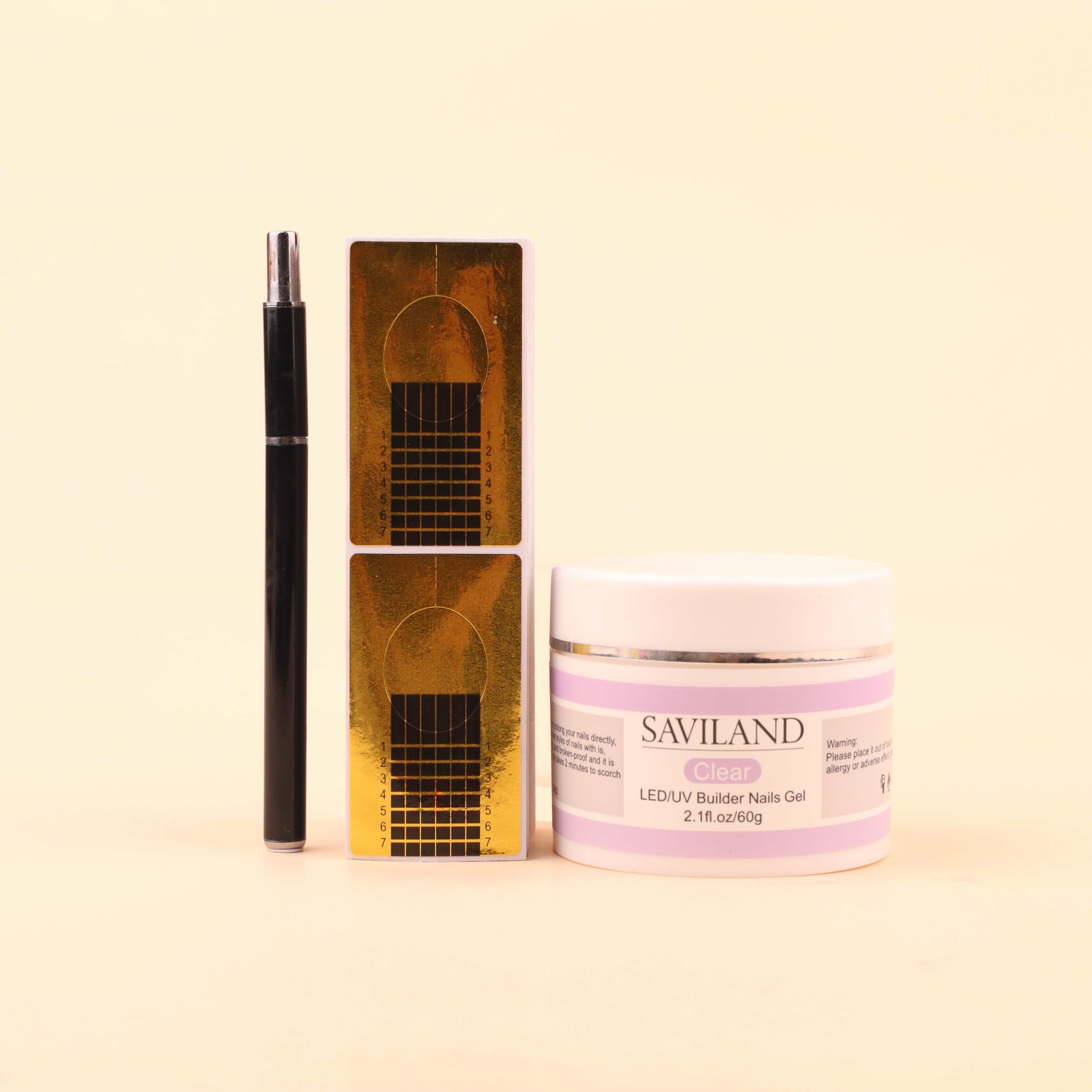 Builder Nail Gel Kit 60g Clear Extension Gel | SAVILAND