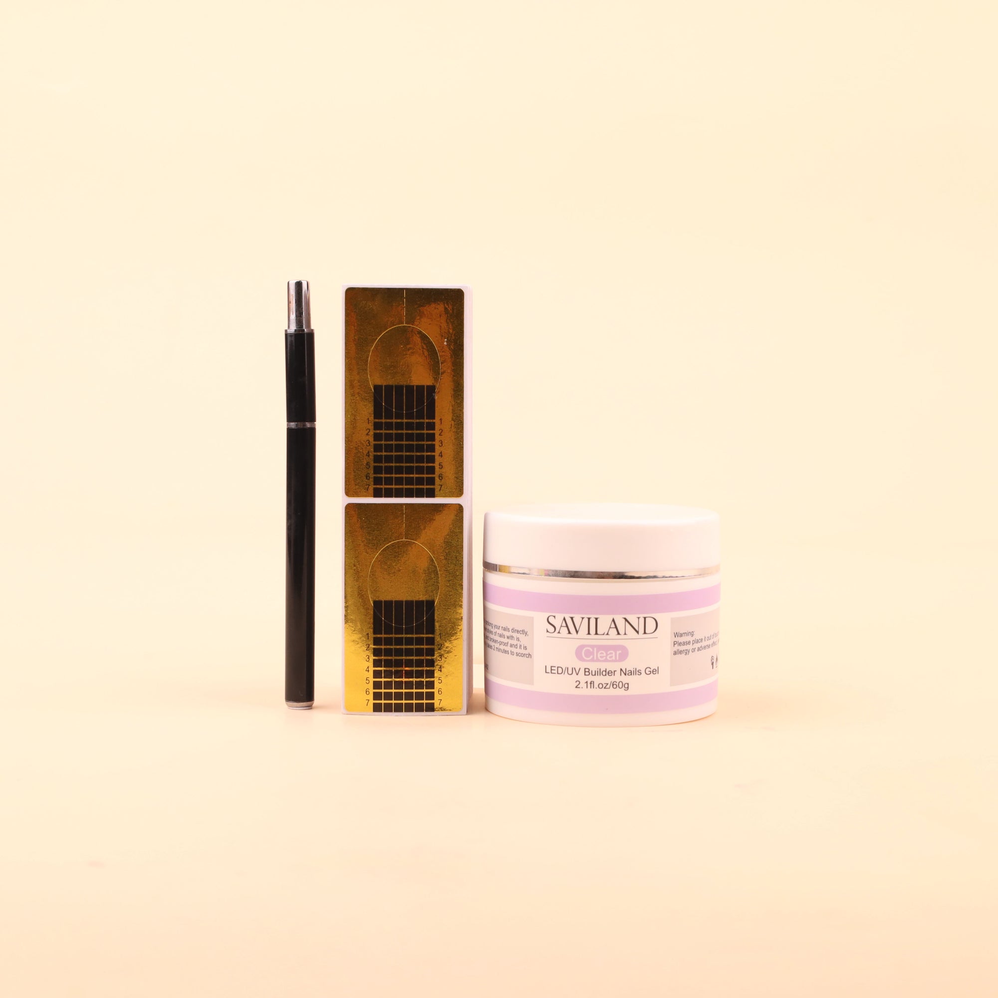 Clear Builder Gel Kit for Nail Strengthening &amp; Extension