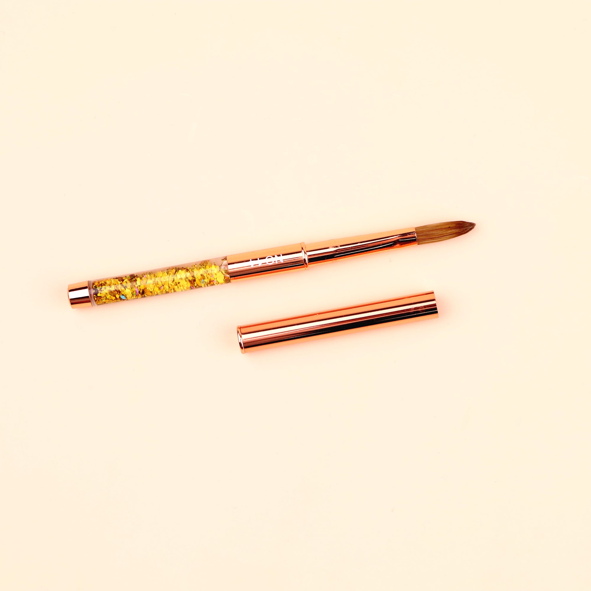 Professional Gold Kolinsky Acrylic Nail Brush Size 14