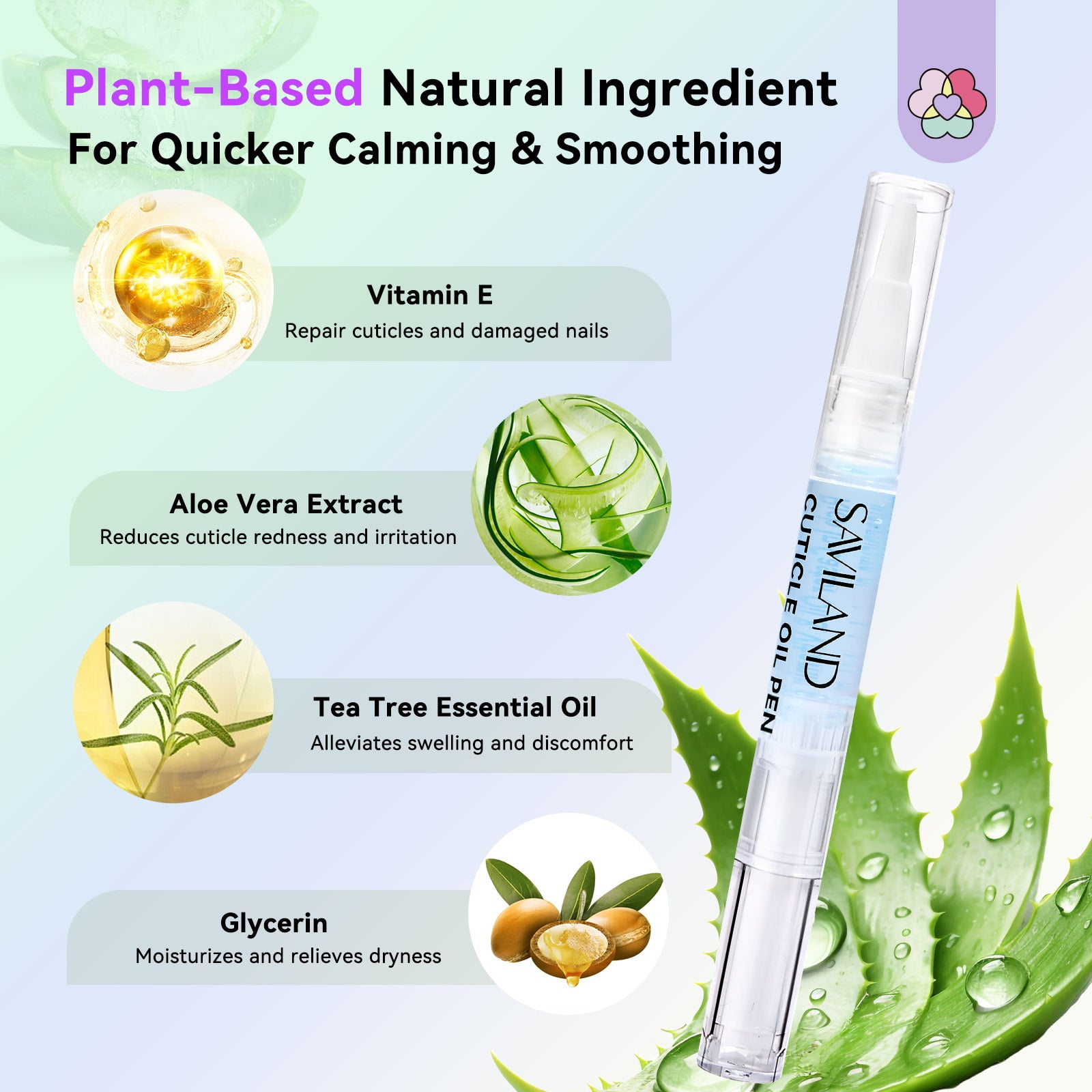 Nourish &amp; Strengthen Nails Daily  Plant-Based Cuticle Oil Pen Set (Ships to US Only)