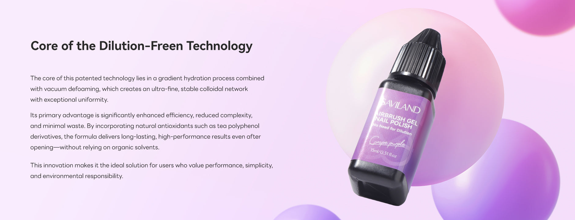 SAVILAND dilution-free airbrush gel technology delivering stable spray performance, high pigment coverage and no thinning required
