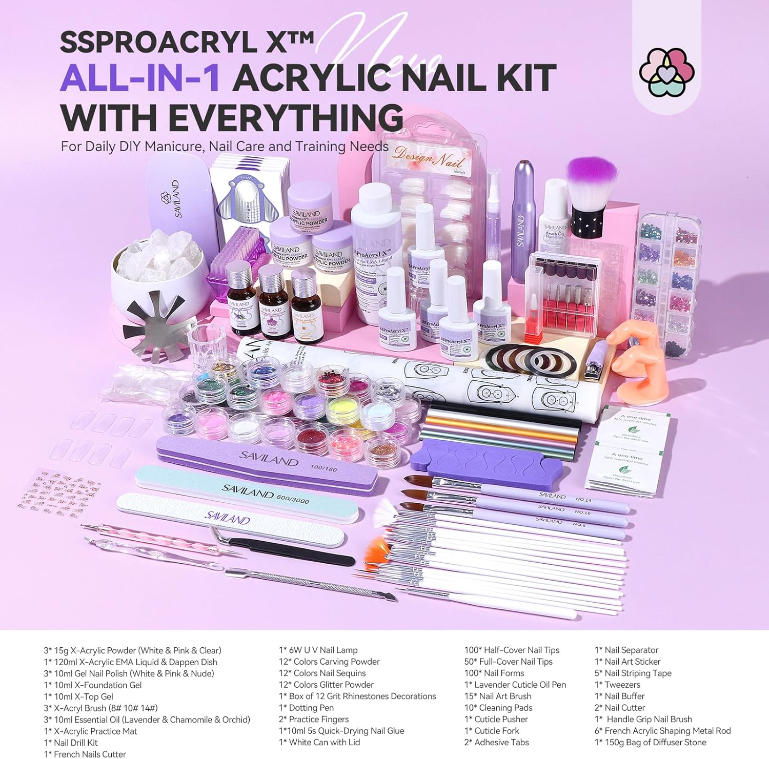SSProAcryl X? Full Acrylic Nail Kit-1