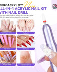 acrylic nail kit with everything-3
