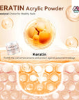 keratin acrylic powder set