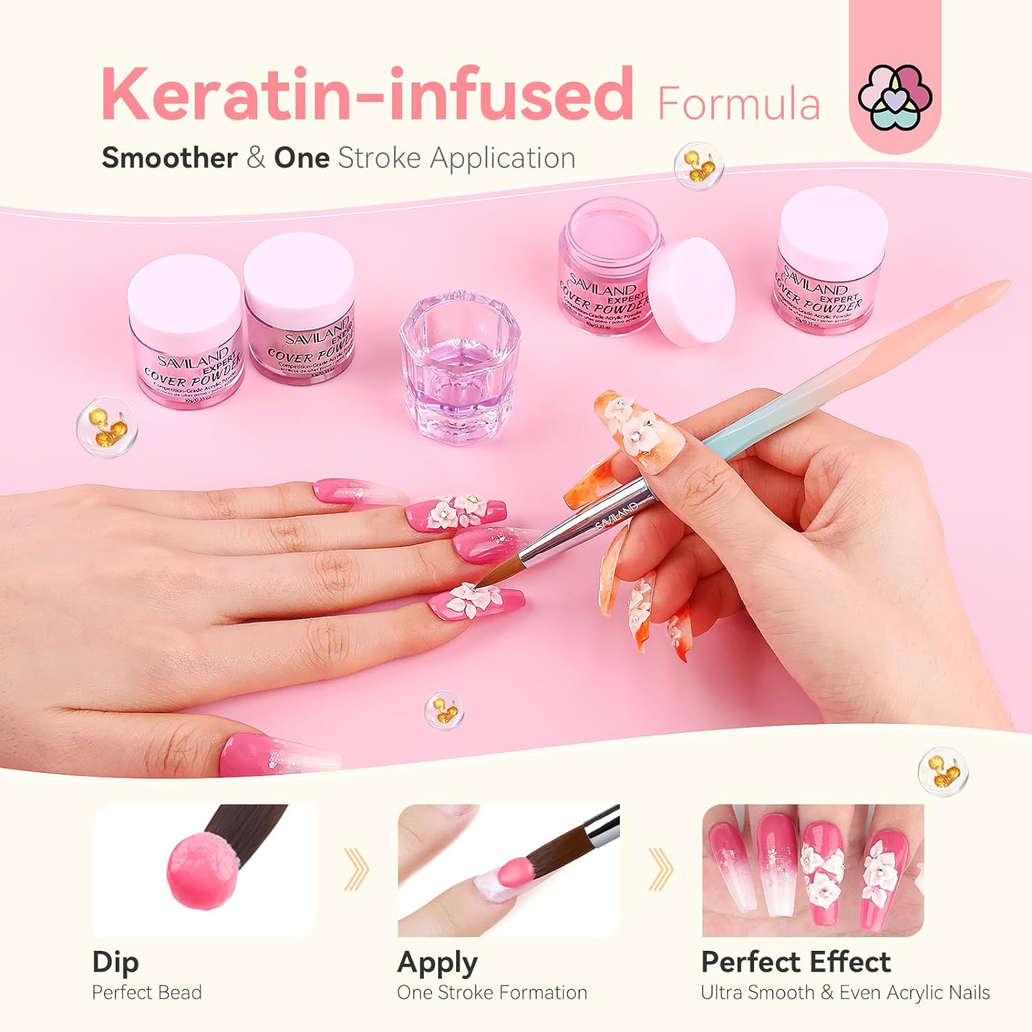 Saviland acrylic powder set for beginners