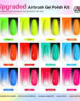 Saviland Airbrush Gel Nail Polish Set