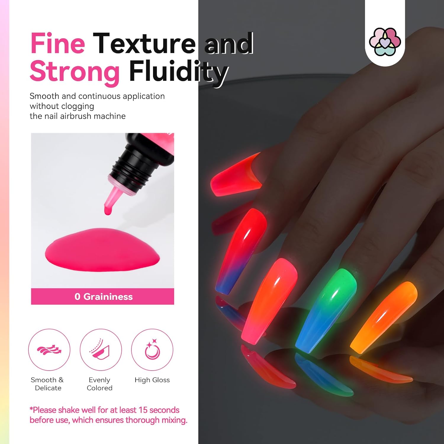 Saviland Airbrush Gel Nail Polish Set