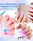 Saviland Mermaid Dip Nails