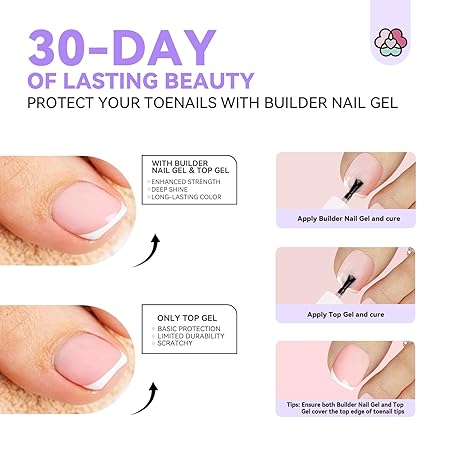 Saviland Press on Nails for Large Nail Beds