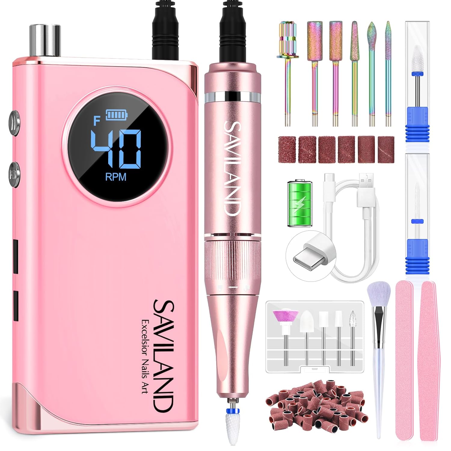 Saviland Professional Portable Nail Drill