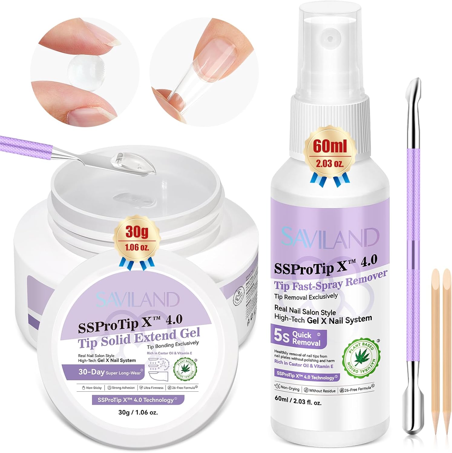 Saviland Solid Gel Nail Glue