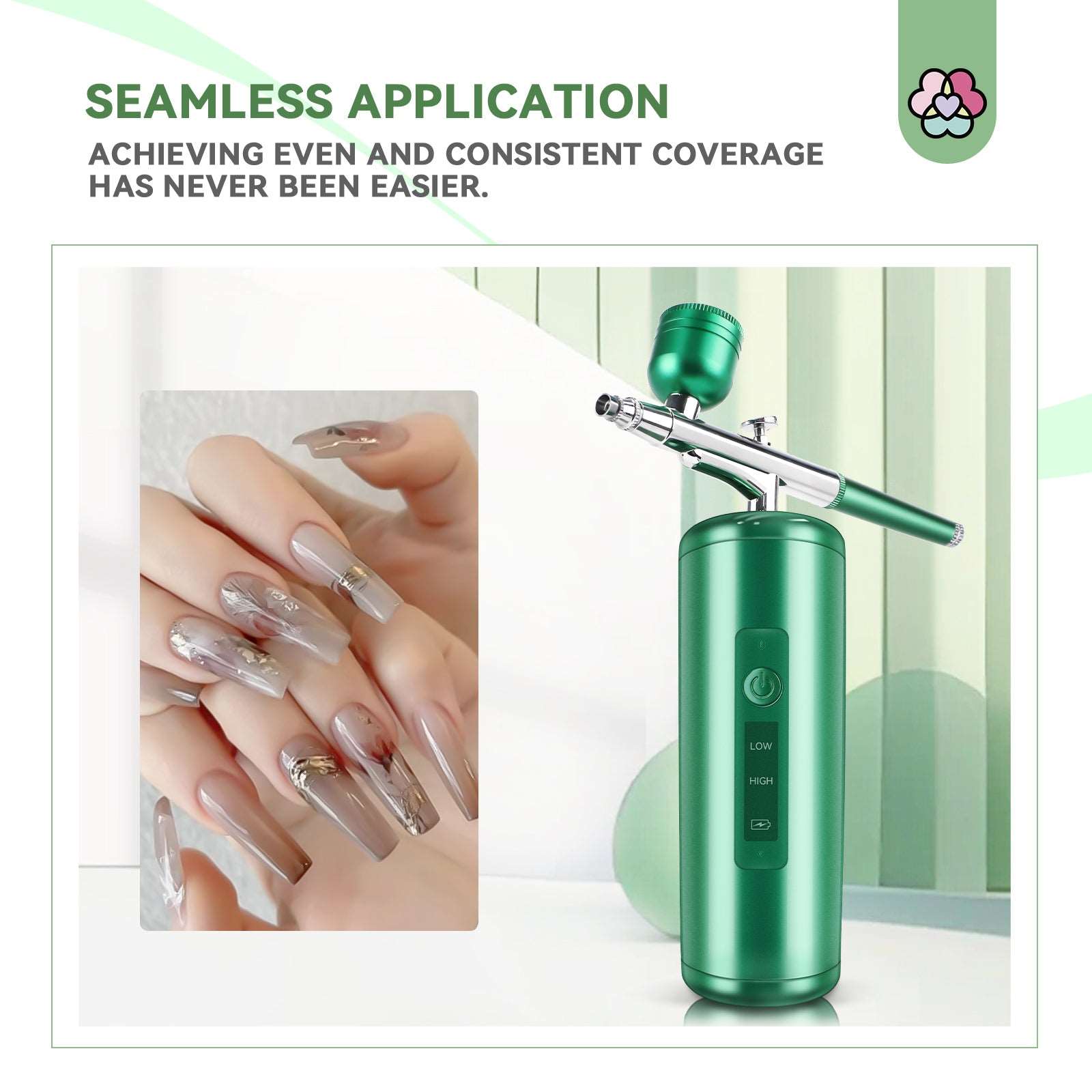 【さくら】ハンディエアブラシシステム Airbrush for Nails Kit Portable Cordless Nail System | SAVILAND
