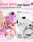 Saviland Pink Purple Electric Nail Drill-03