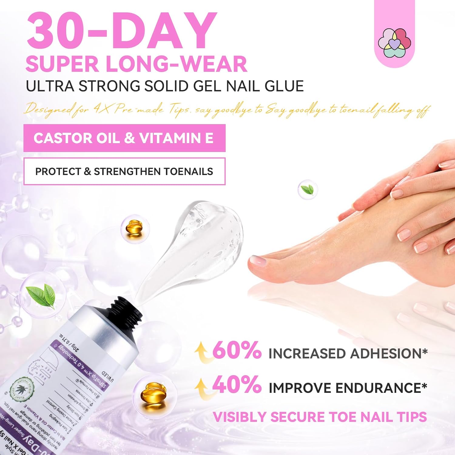 long wear nail glue