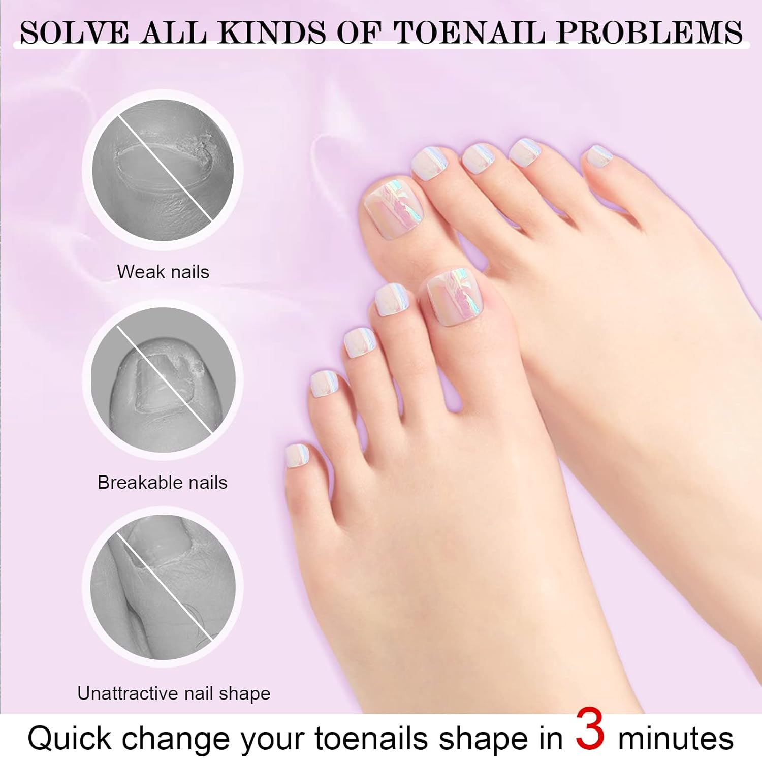 why choose Saviland clear toe nail tips