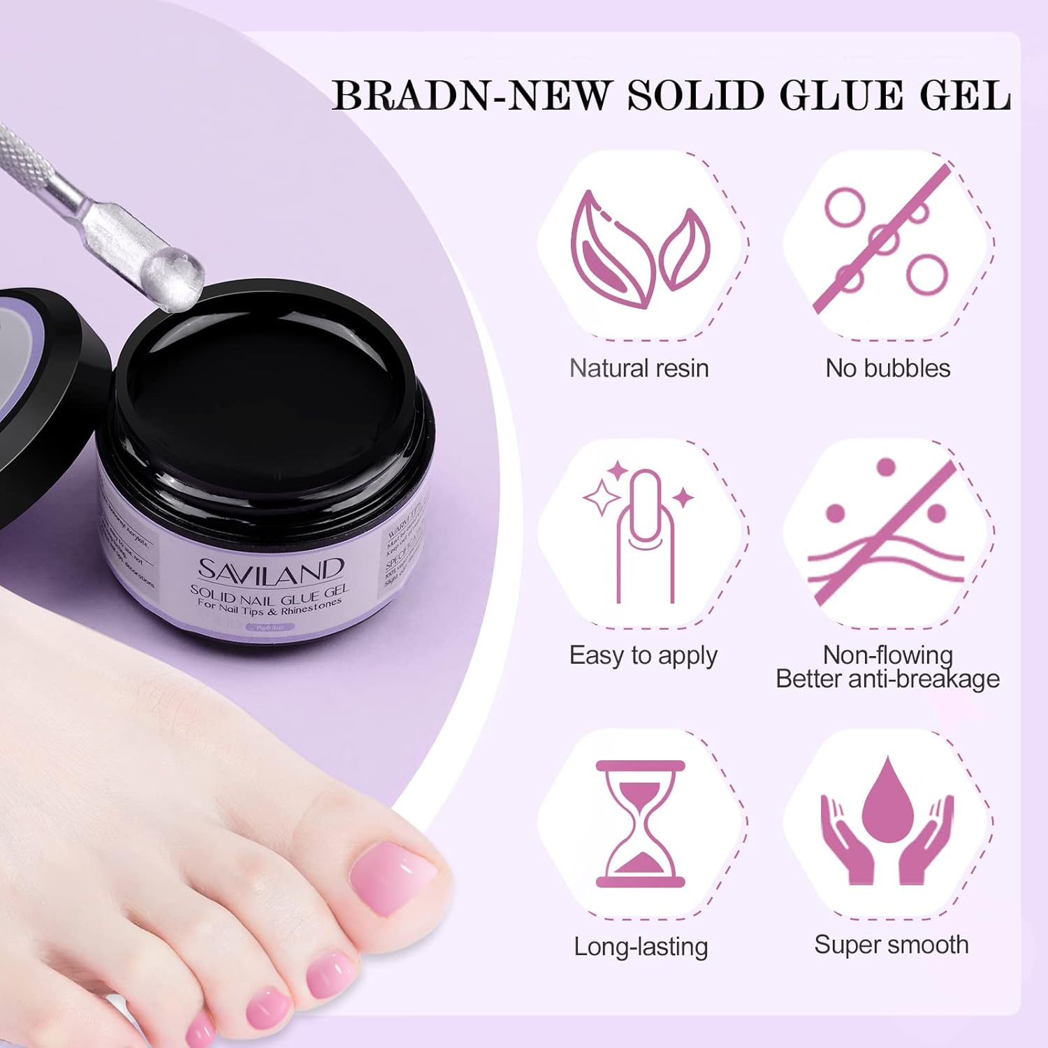 Saviland solid glue gel