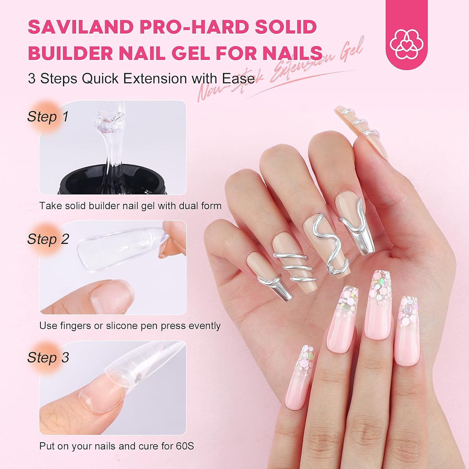 Solid Builder Nail Gel | SAVILAND