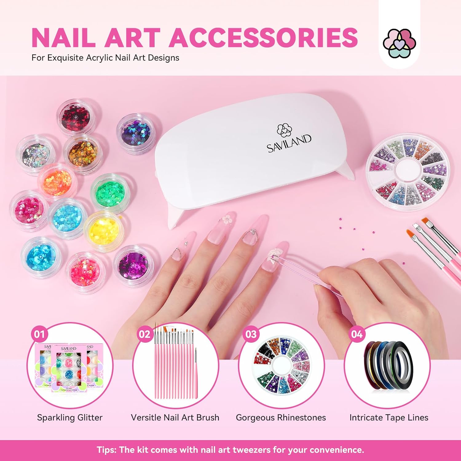Professional Acrylic Nail Kit for Beginners | SAVILAND