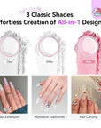 Acrylic Nail Kit with Lamp, Drill & Monomer for Beginners (Ships to US Only)