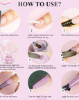 How to use the Acrylic Nail Powder Kit Set-Clear Pink Nude Acrylic 