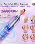 nail drill in the best acrylic nail kit for beginners