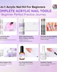 complete acrylic nails tools by best acrylic nail kit for beginners