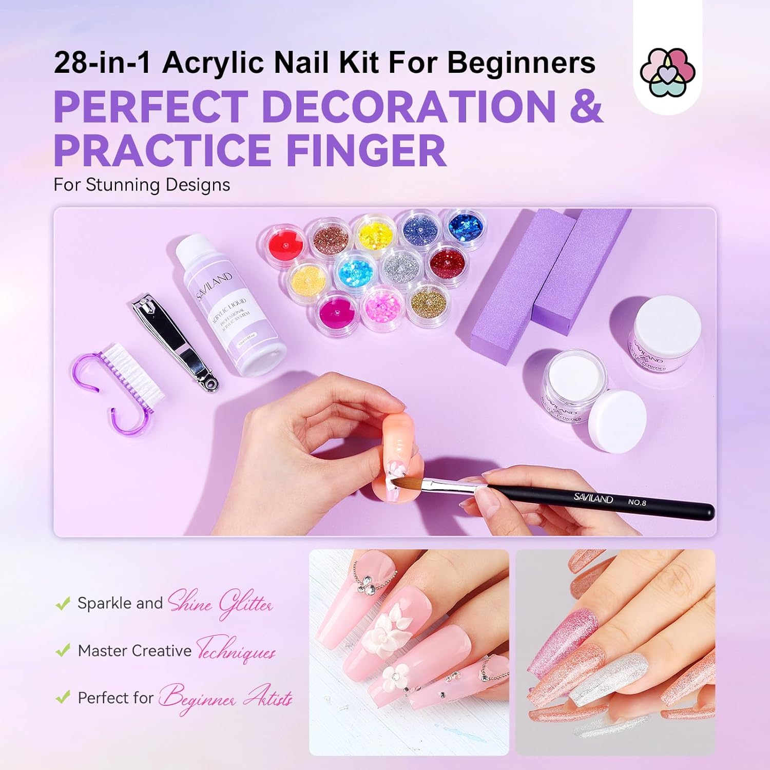 Acrylic Nail Kit with Drill | SAVILAND