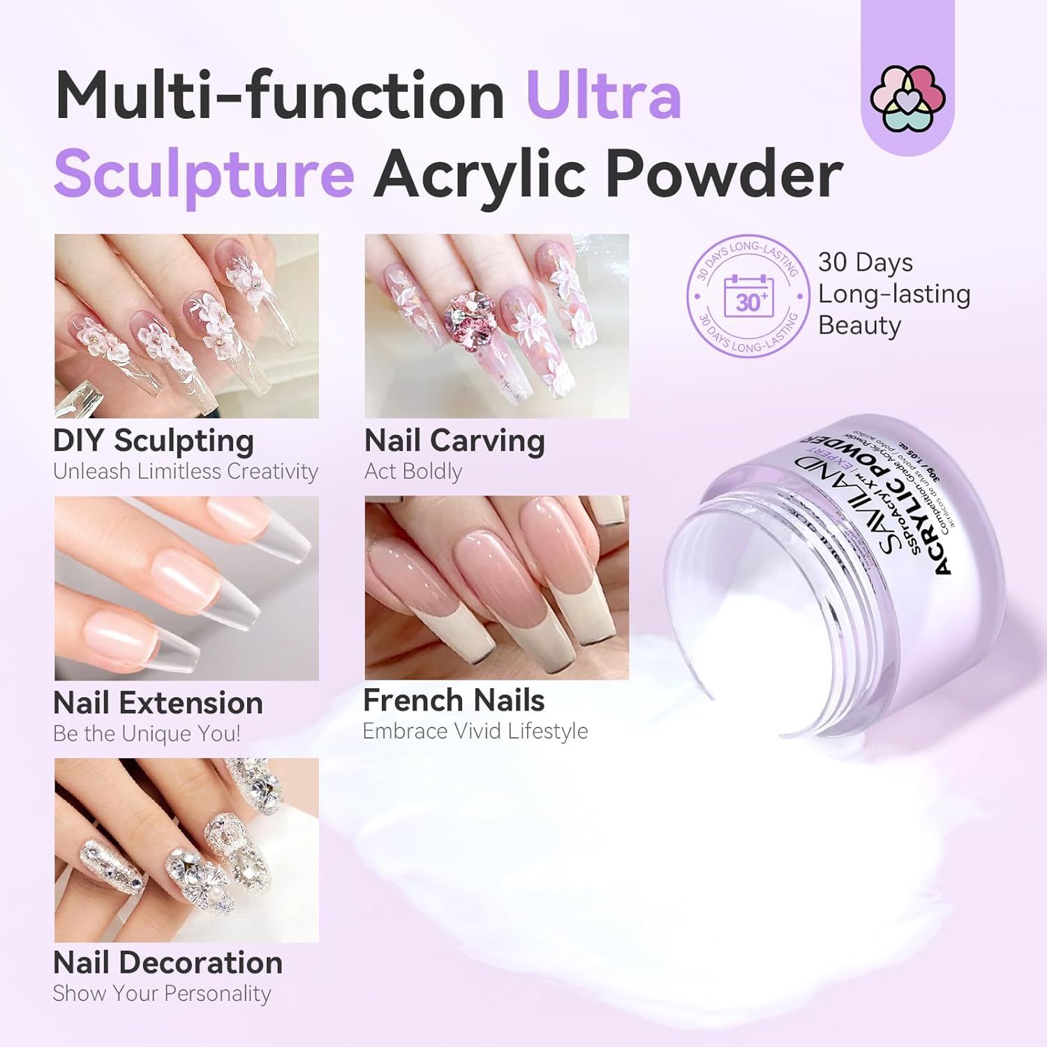 SSProAcryl X? clear acrylic powder-30g-08