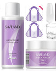 Saviland clear acrylic powder set