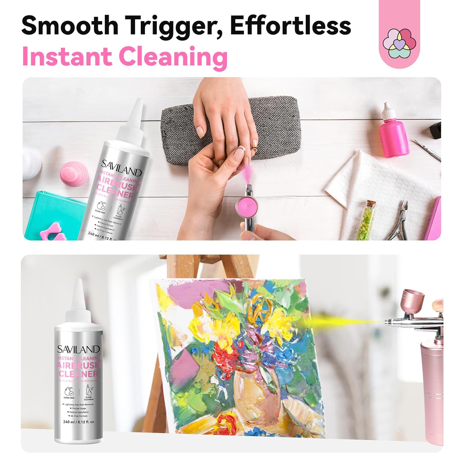 Instant Airbrush Cleaner for Clog-Free Performance