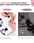 White Airbrush Gel Polish for Ombre & French Designs