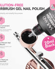 dilution free airbrush gel polish-