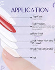 application of the Saviland nail dehydrator and primer set