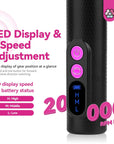 LED display -black nail drill