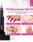 black pink multipurpose nail drill