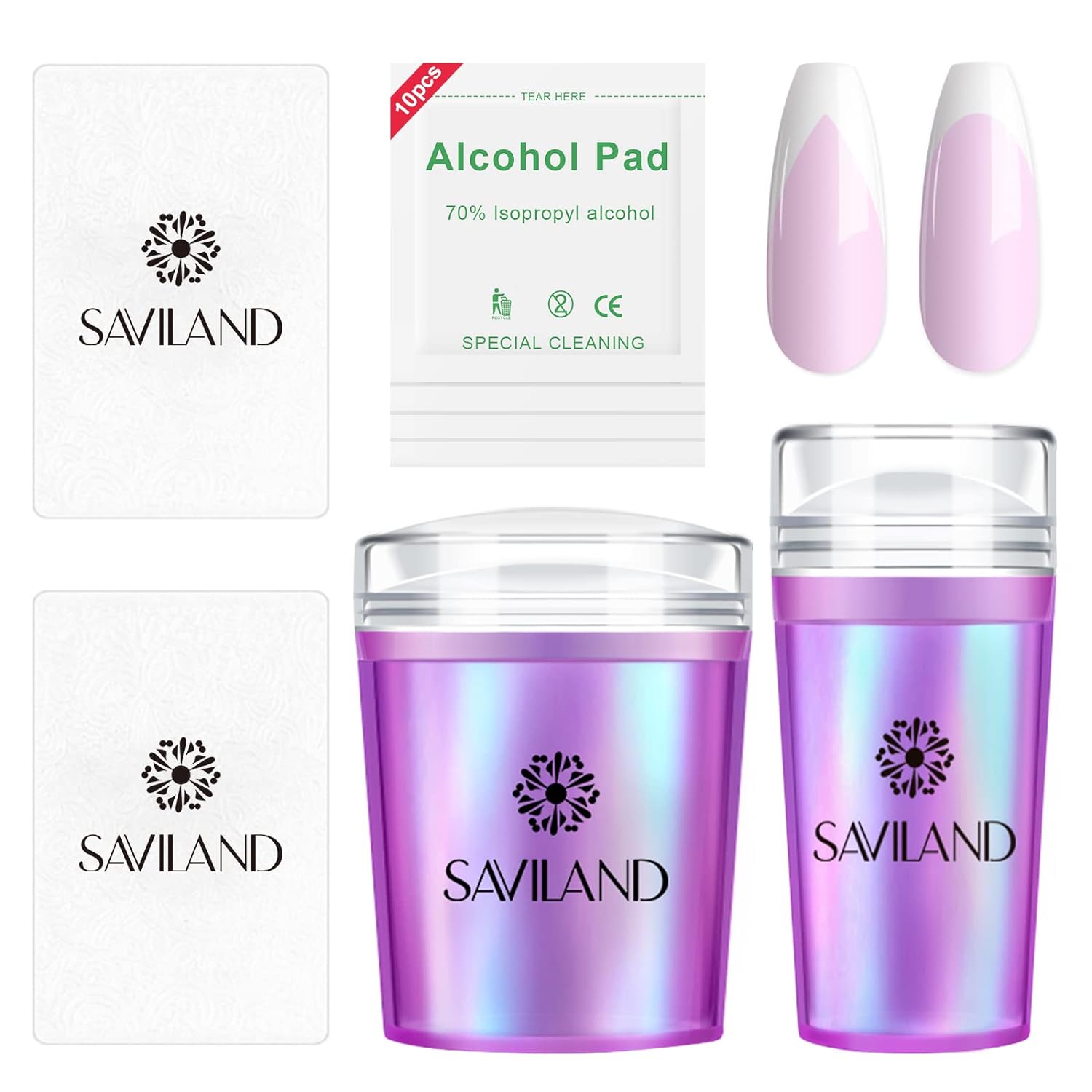 Saviland french tip nail stamper