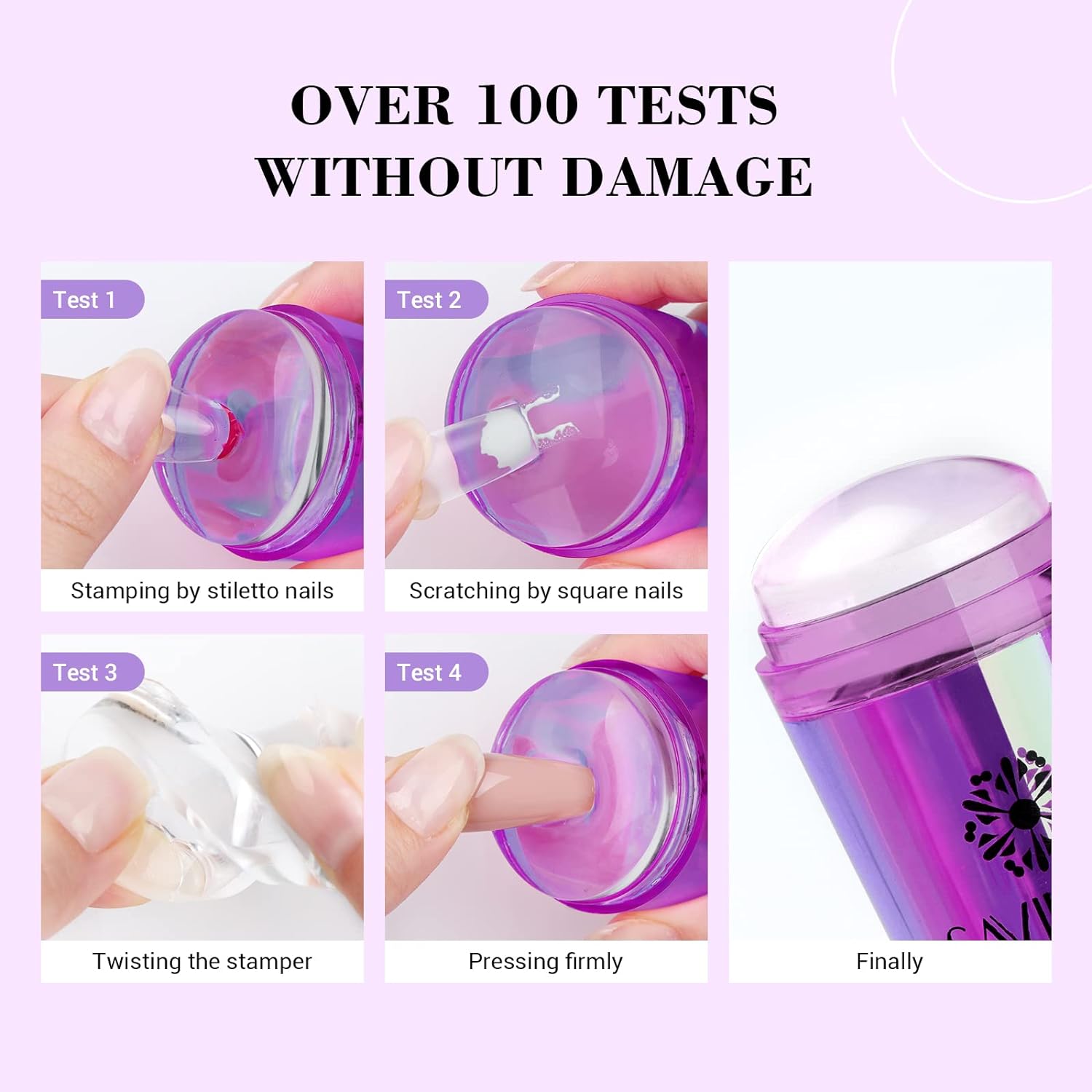 high quality clear silicone stamper