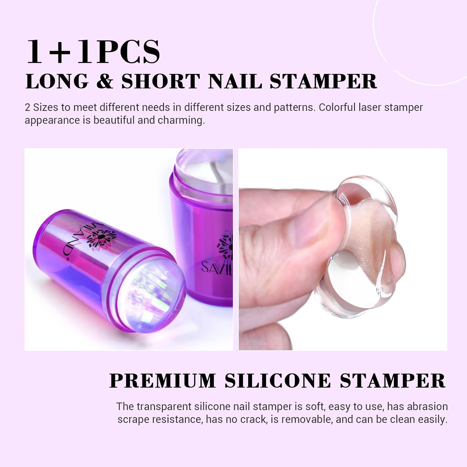 clear silicone stamper