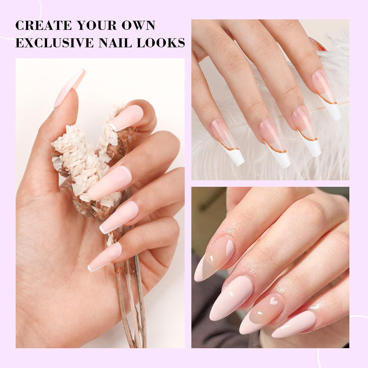 Saviland french tip nails