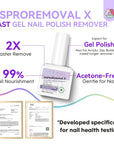 fast removal- best gel polish remover