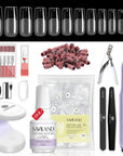 Professional Square Gel Nail Kit with Nail Drill