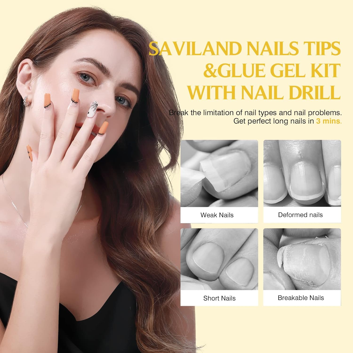 professional gel nail kit with nail drill