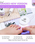 what's in the gel toe nails kit