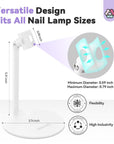versatile design hands free nail lamp