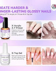 long-lasting glossy nails