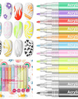 Saviland 12 Colors Nail Art Pens Set